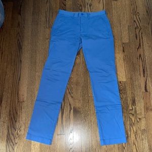 J. Crew Stretch 770 straight Stretch chino in Maritime Blue